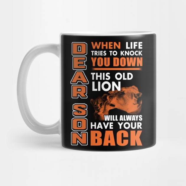 Dear Son, This Lion Will Always Have Your Back by adik